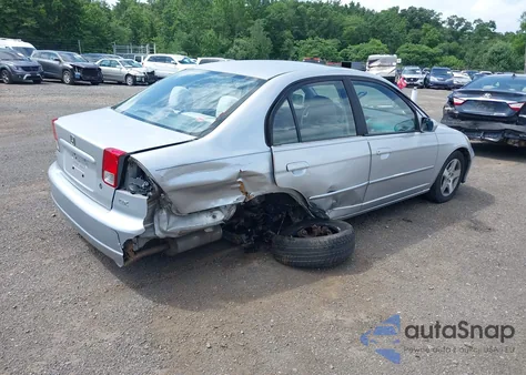 2005 Honda Civic Ex z USA, uszkodzony, nr VIN 2HGES26745H509657